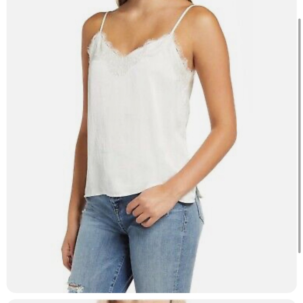 Lace Trim Satin Camisole